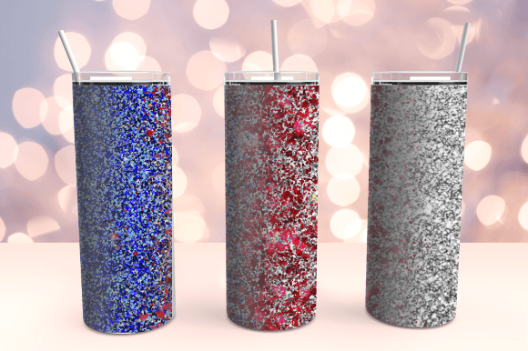 Download Red White Blue Glitter Tumbler - Premium Resources