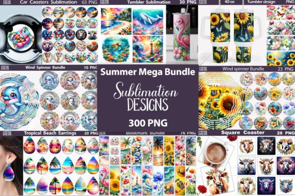 Download Summer Mega Bundle Sublimation Designs - Design Collection