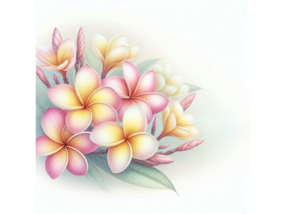 Download Plumeria Pastel Design - Design Collection
