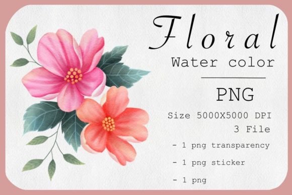 Download Floral Watercolor Design - Design Collection