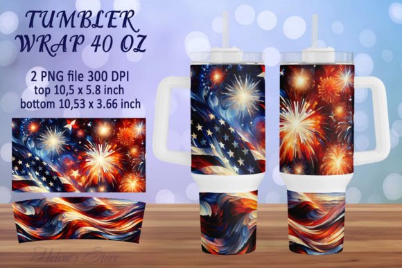 Download Firework Patriotic Tumbler Designs 40oz - Design Collection