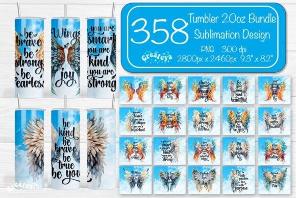 Download Inspirational Tumbler Designs PNG Bundle - Design Collection