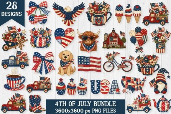 Download 4th of July Patriotic Sublimation Design - Design Collection
