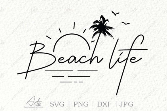 Download Beach Life SVG, Vacation Shirt Design - Design Collection
