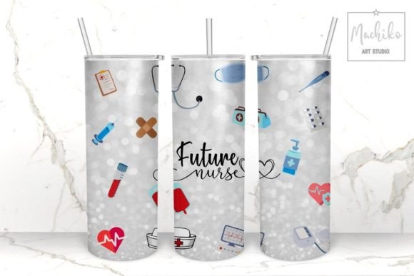 Download Future Nurse 20 Oz Skinny Tumbler Design - Design Collection