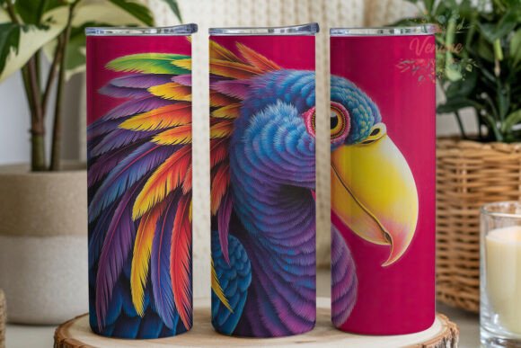 Download Vibrant Exotic Bird 20oz Tumbler Design - Design Collection