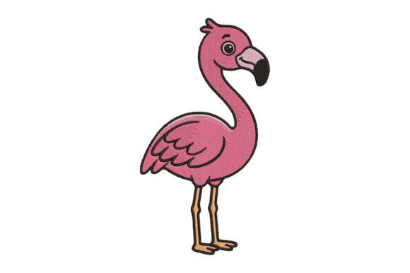 Download Flamingo Embroidery Design - Design Collection