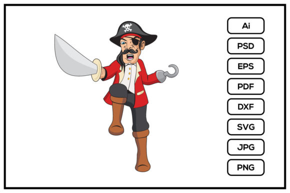 Download Cartoon of Pirates Design Illustration - Design Collection