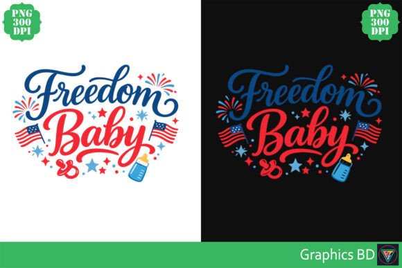 Download Freedom Baby Patriotic PNG Design Art - Design Collection